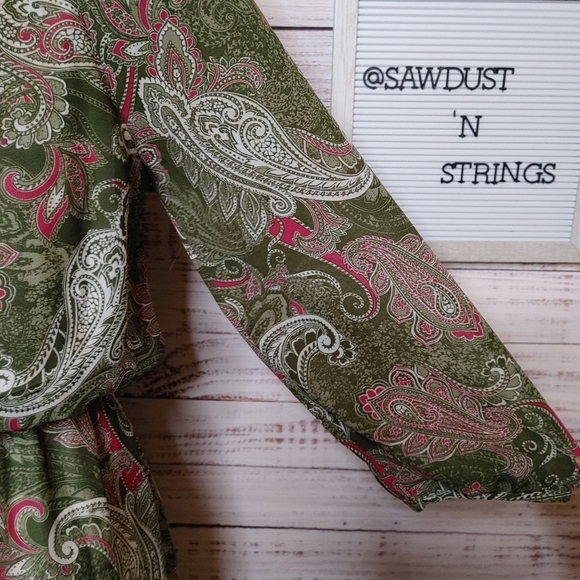 BANANA Republic Paisley Dress Size 2 - Picture 7 of 13